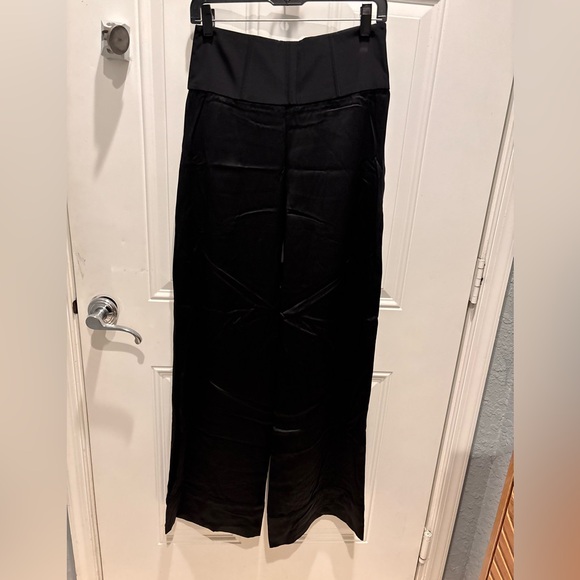 fleur du mal black silk pants - Picture 3 of 7